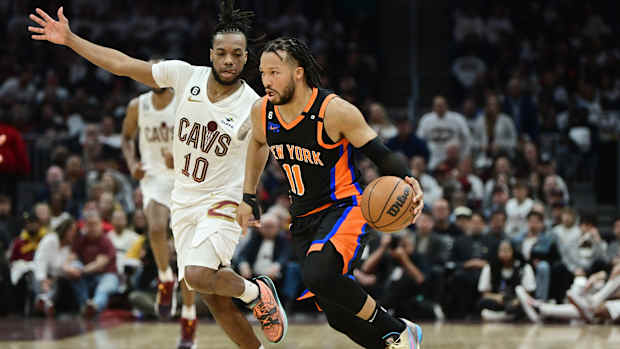 Darius Garland Jalen Brunson Apr 18 2023